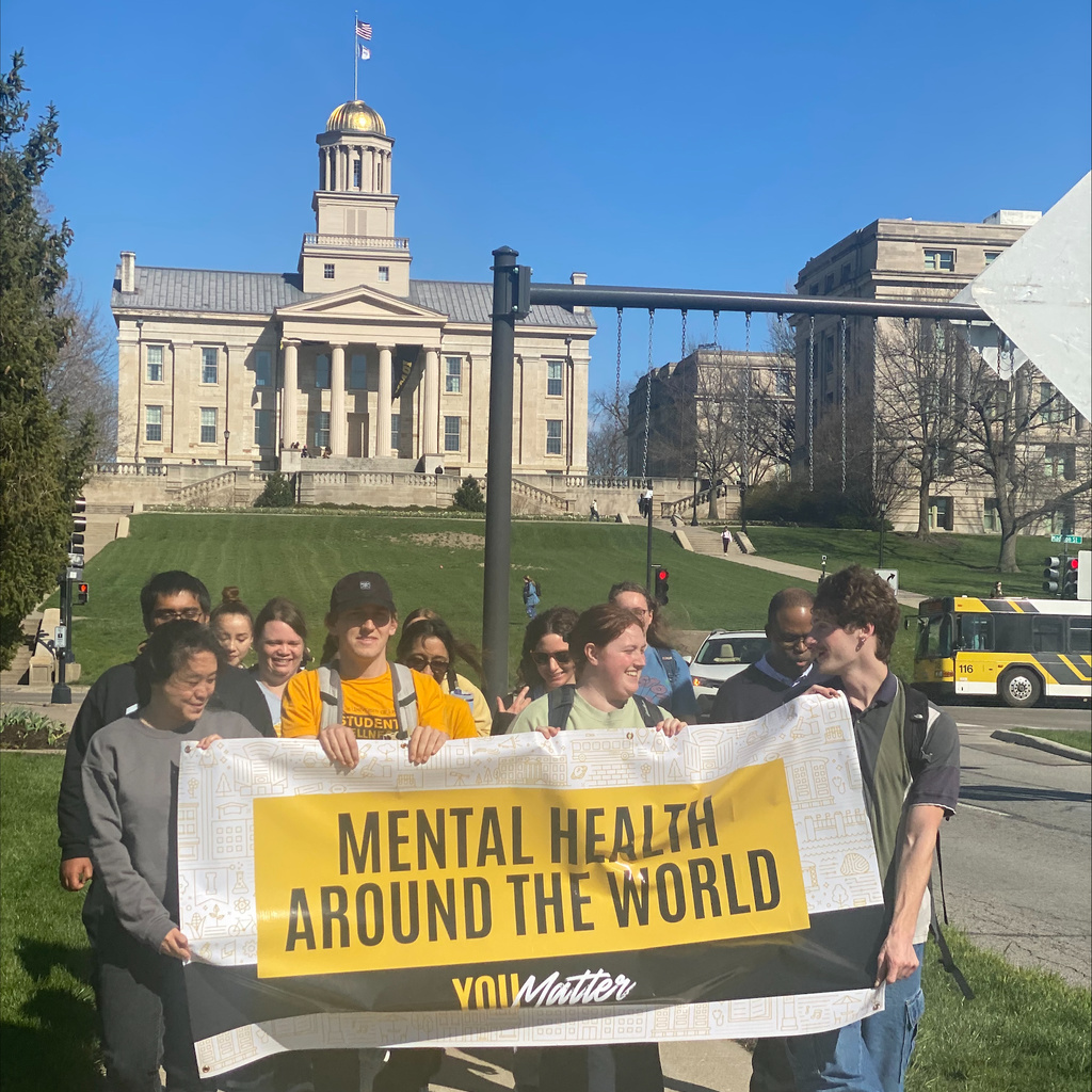 Photo of the mental health walk